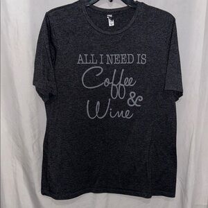 Women's Charcoal Graphic Tee